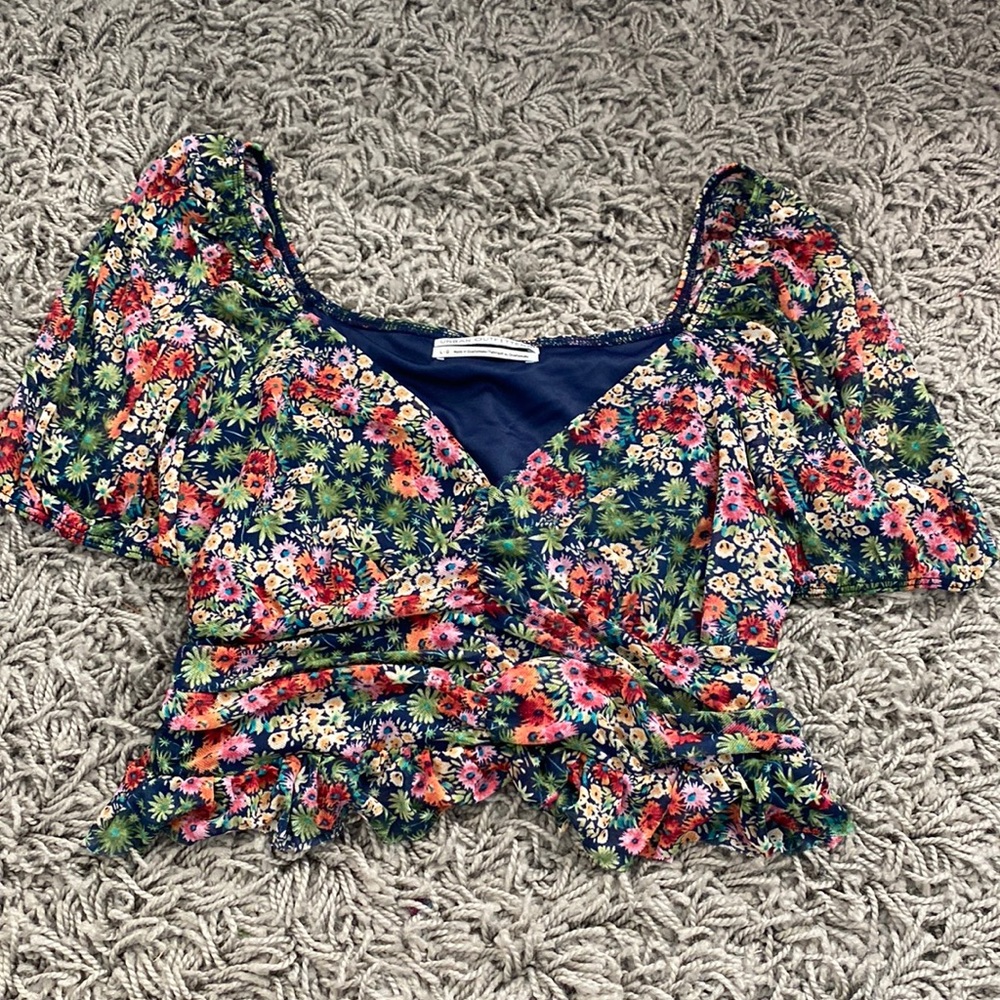 Urban outfitters ruched blouse